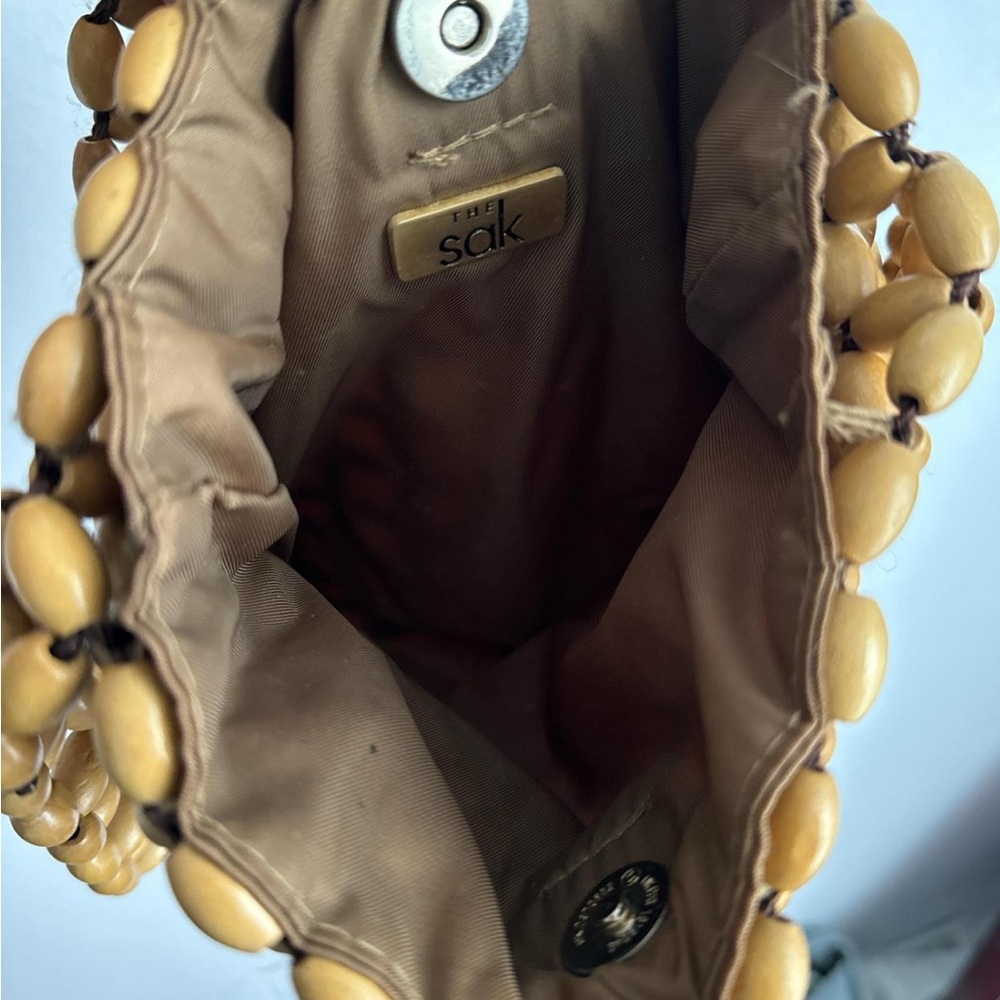 The Sak Wooden Beaded Hobo Bag - Brown - Picture 3 of 3